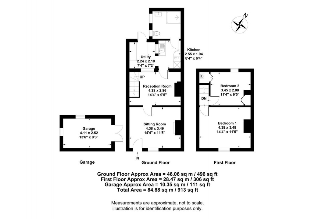 Floorplan for Elm Row, Stockton