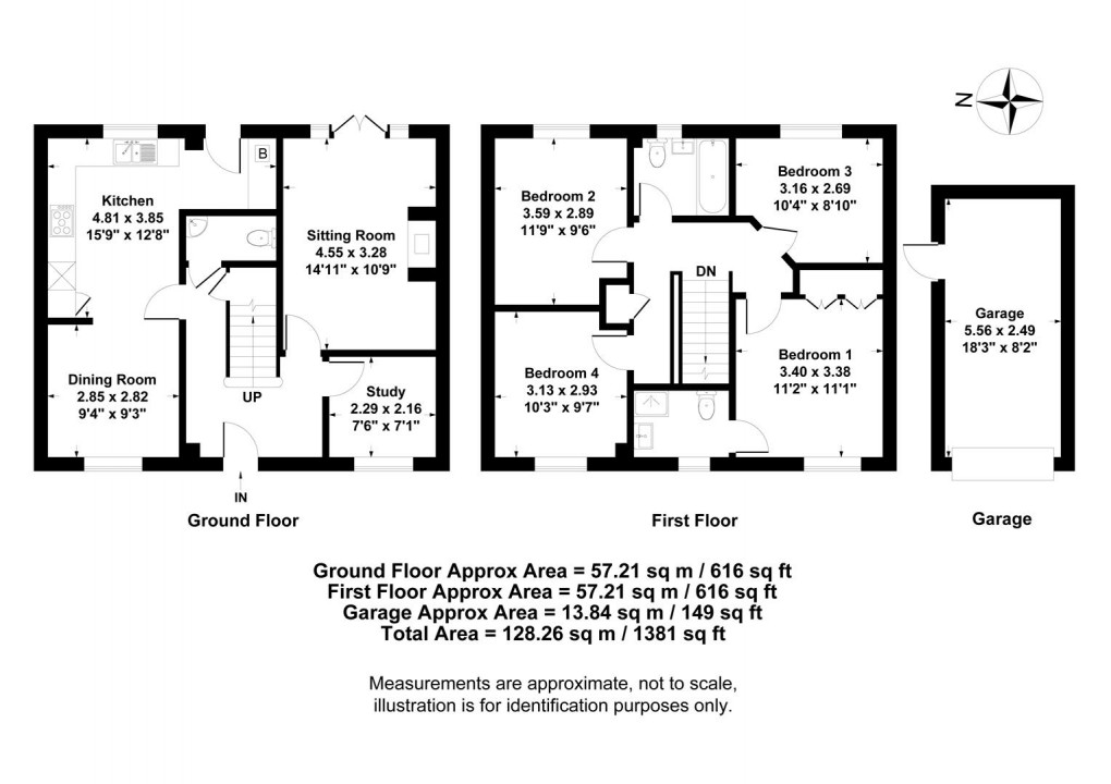 Floorplan for Quarry Road, Southam