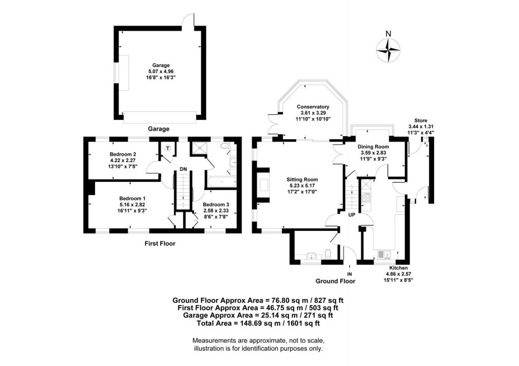 Floorplan for Poplar Close, Knightcote, Southam