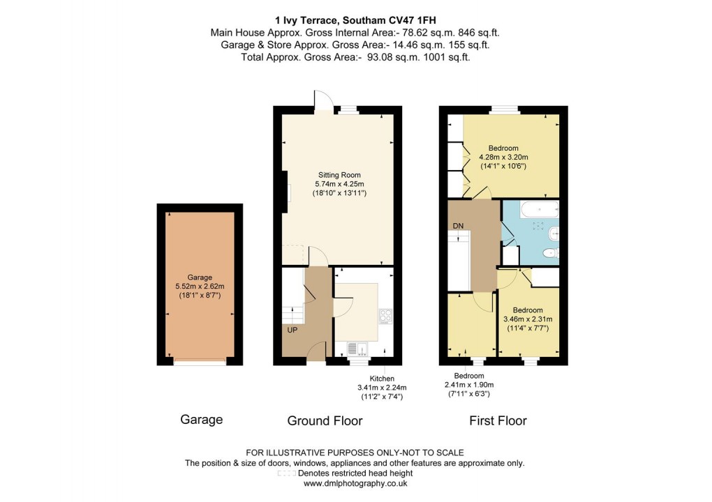 Floorplan for Ivy Terrace, Southam