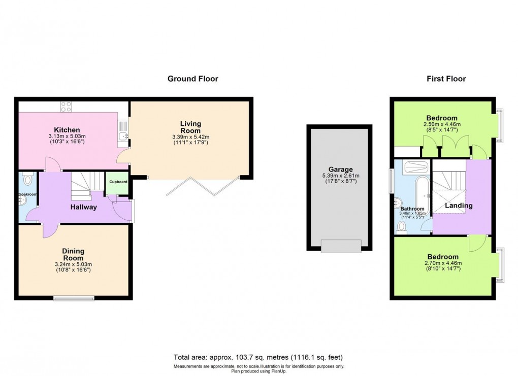 Floorplan for Priors Court, Priors Marston