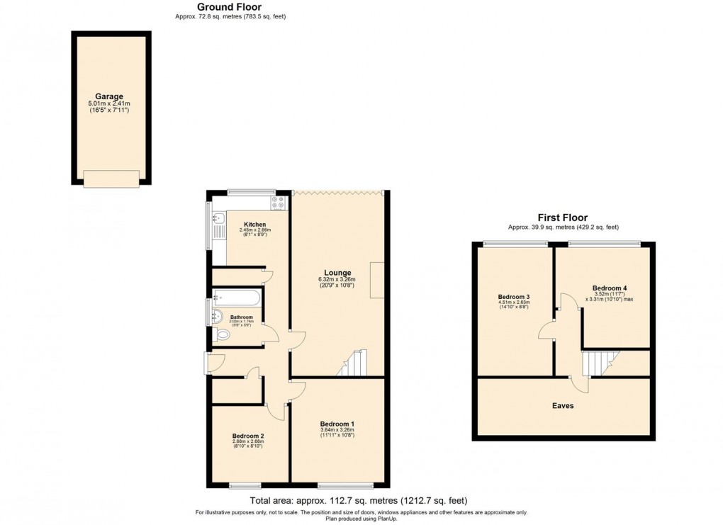 Floorplan for Hillyard Road, Southam