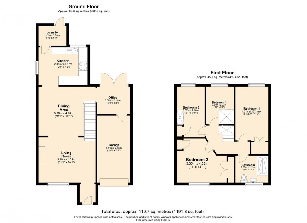 Floorplan for Deppers Bridge, Southam