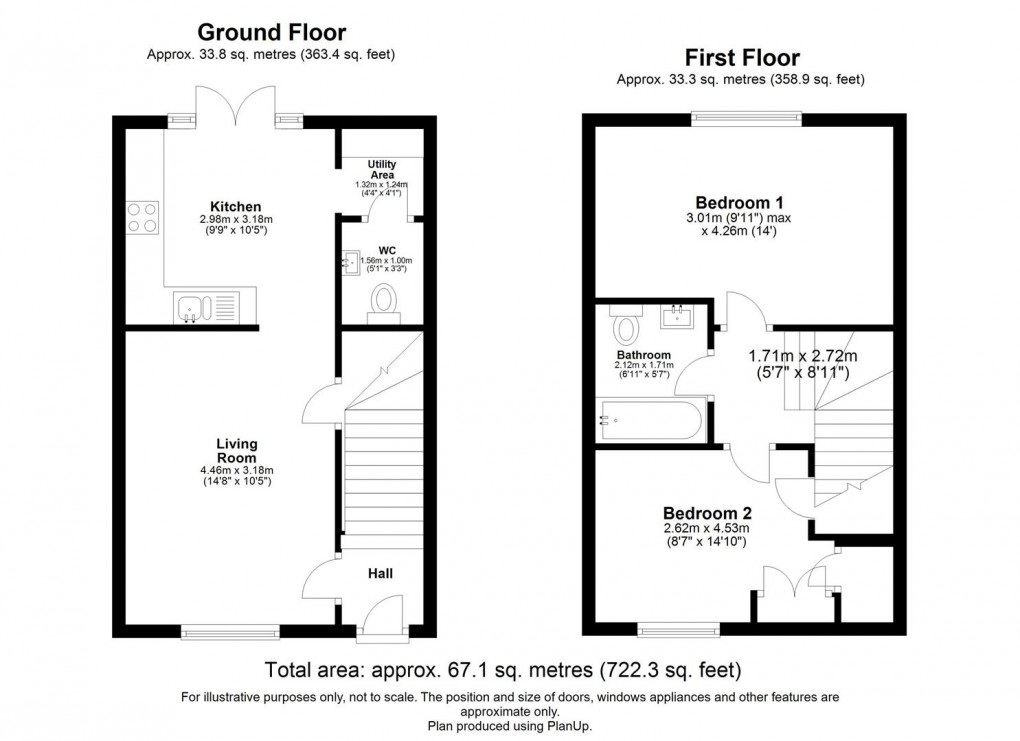 Floorplan for Kingfisher Drive, Southam