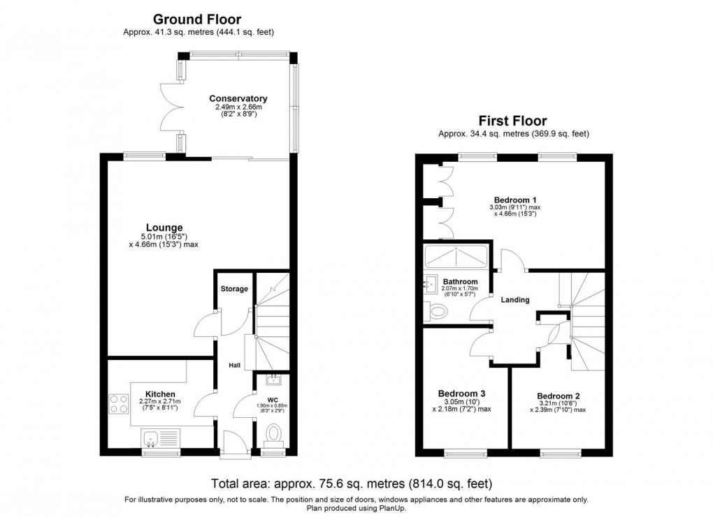 Floorplan for Pound Way, Southam