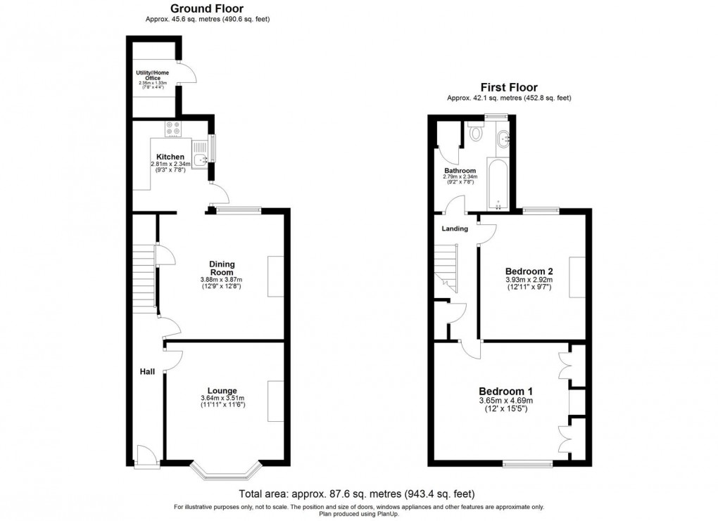 Floorplan for Tachbrook Street, Leamington Spa