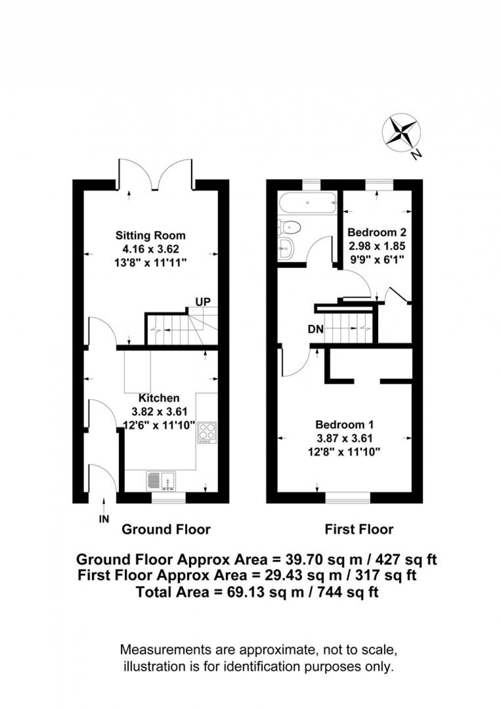 Floorplan for Napton Road, Stockton, Southam