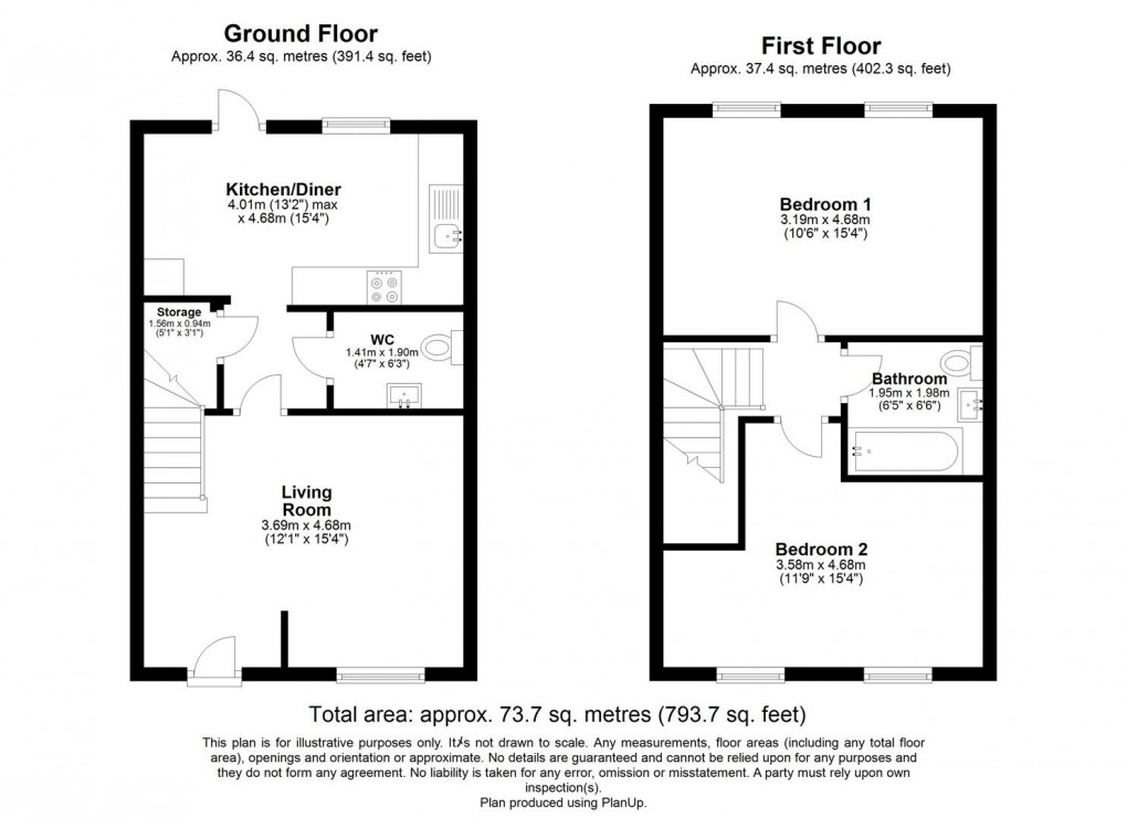 Floorplan for Typhoon Way, Southam