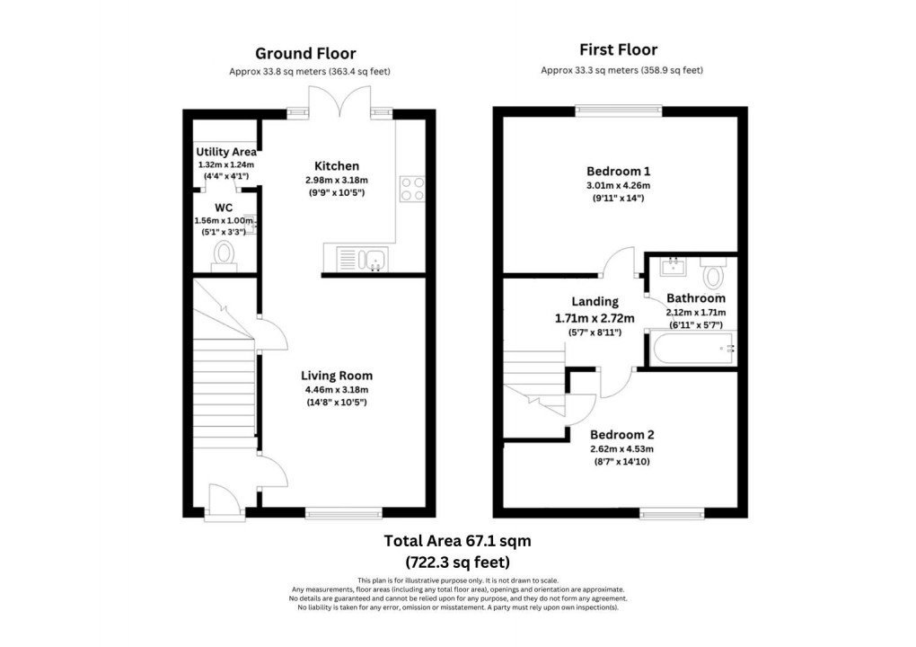 Floorplan for Kingfisher Drive, Southam