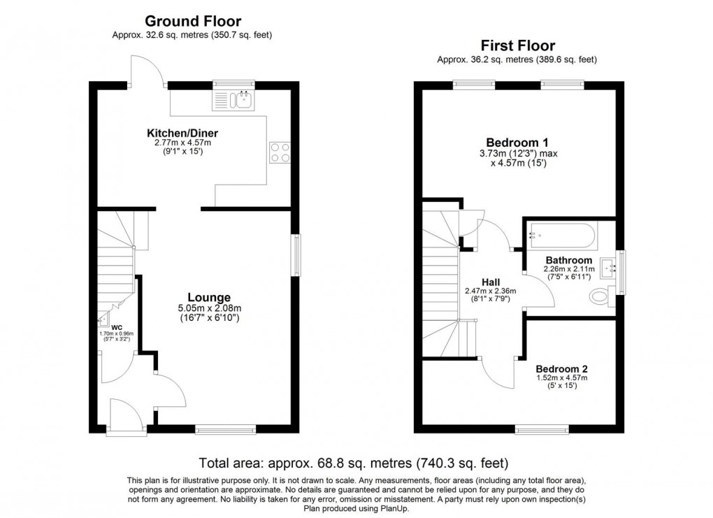 Floorplan for Marston Croft, Southam