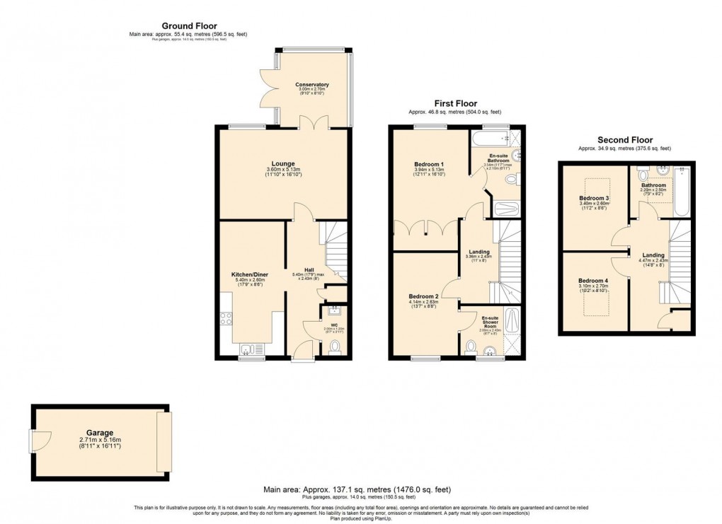 Floorplan for Galanos, Long Itchington, Southam