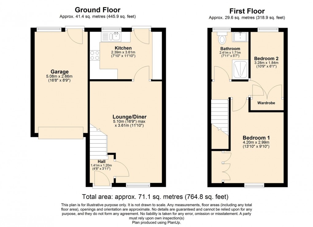 Floorplan for Flying Fields Road, Southam