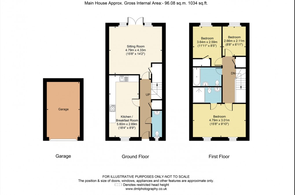 Floorplan for Wattons Lane, Southam