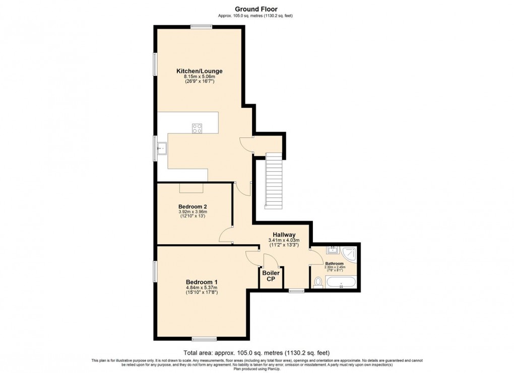 Floorplan for Ladbroke, Southam