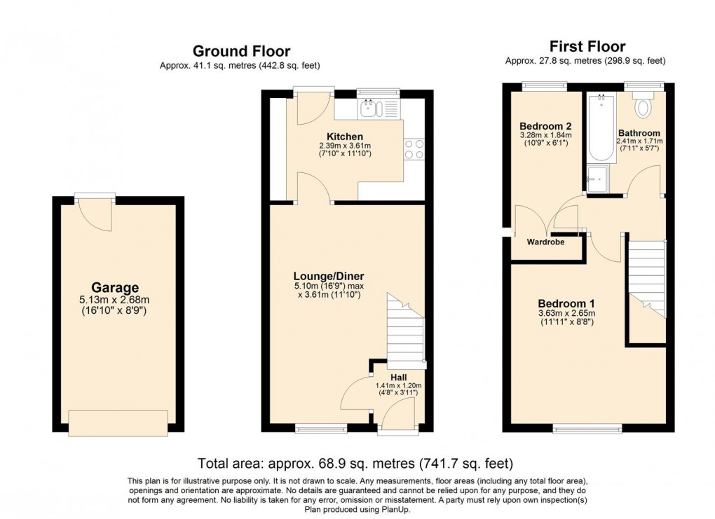 Floorplan for Flying Fields Road, Southam