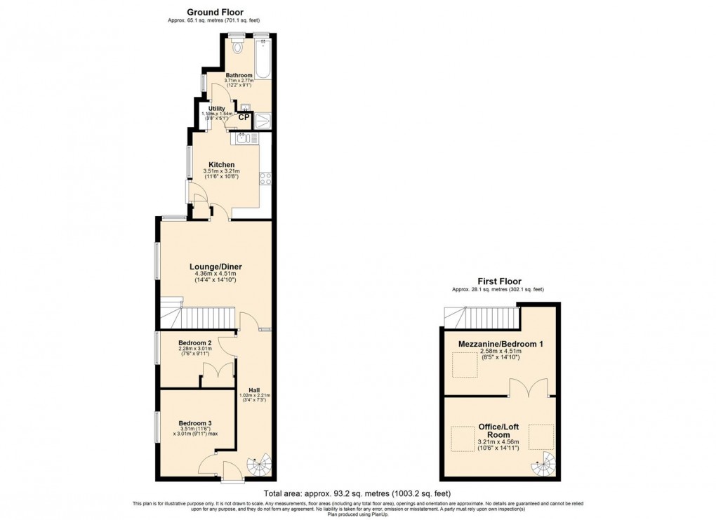 Floorplan for Poplar Road, Bishops Itchington, Southam